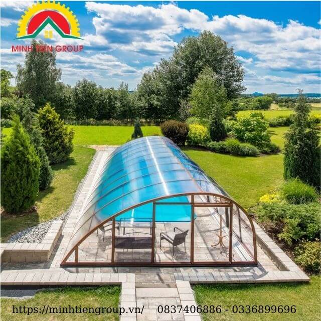 kích thước tấm lợp polycarbonate