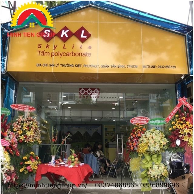 tấm lợp nhựa phẳng
