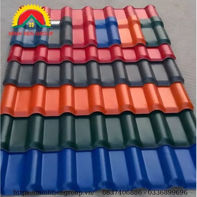 Cấu tạo của tôn nhựa PVC