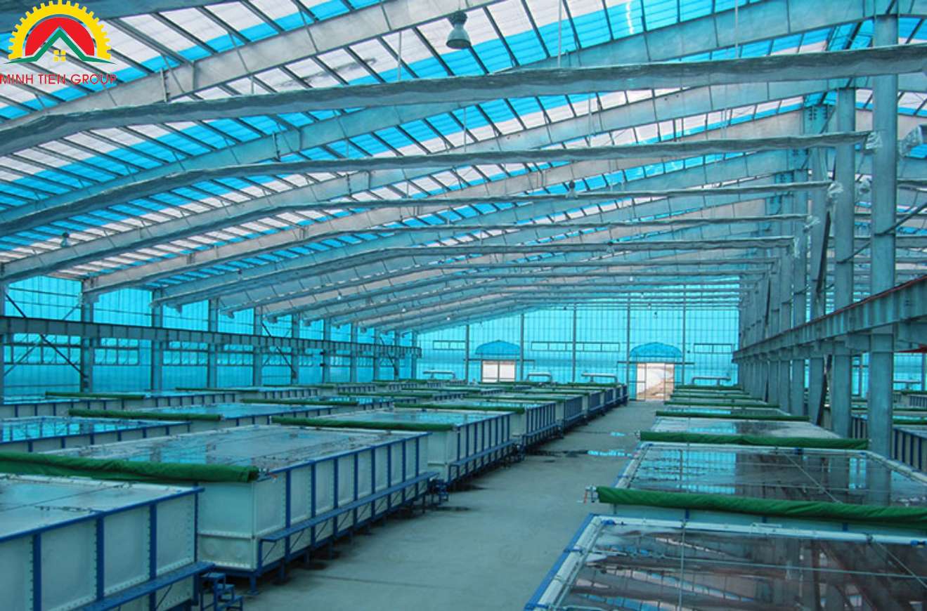 mái che bằng tấm nhựa polycarbonate