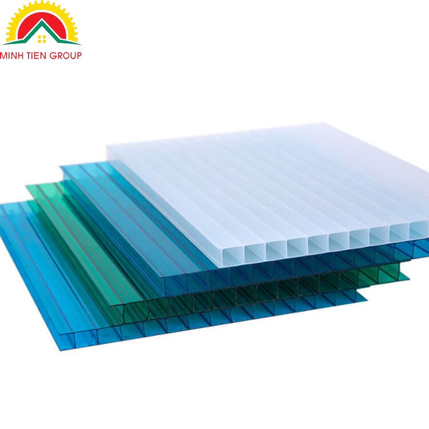 mái che bằng tấm nhựa polycarbonate