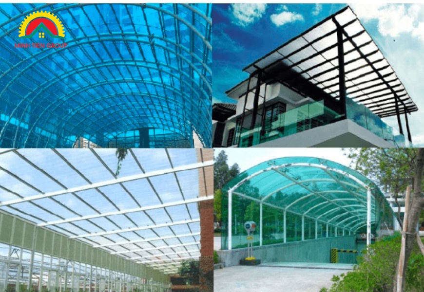 Ứng dụng phổ biến của tấm lợp polycarbonate rỗng ruột