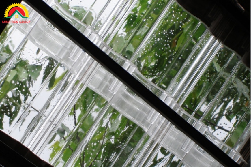 Tấm polycarbonate sử dụng lấy sáng trong xây dựng