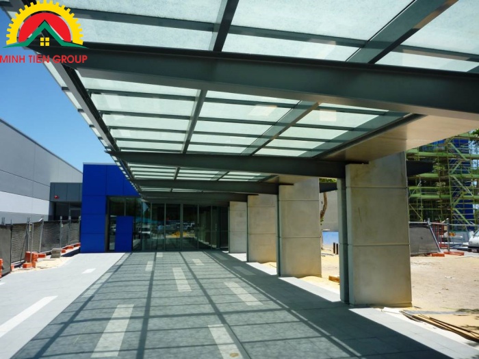 Công trình Mái Sáng Polycarbonate Sân Bay Nội Bài