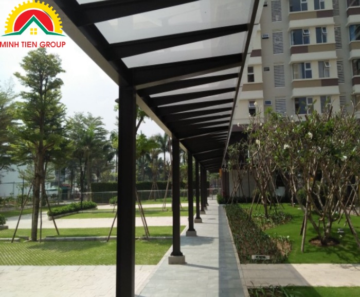 Công trình xây dựng mái hiên chung cư FUJI Q9