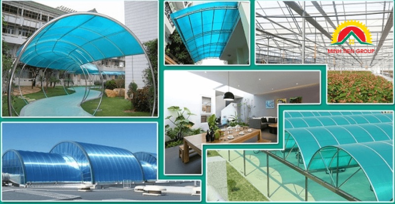 Minh Tiến Group là đơn vị hàng đầu trong việc cung cấp và thi công tấm Poly che nắng
