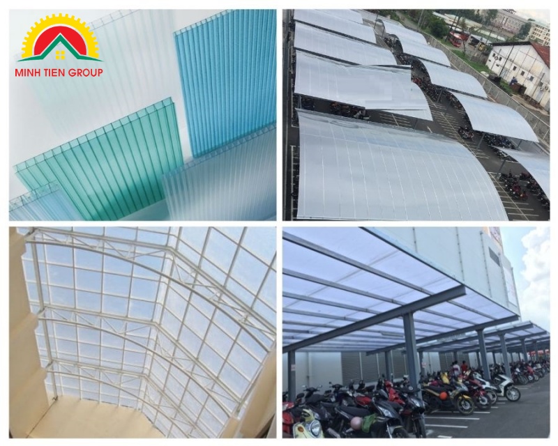 Ứng dụng của tấm polycarbonate đặc 3mm Duralite phổ thông