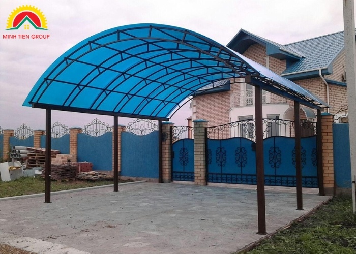 mái che ô tô trước nhà