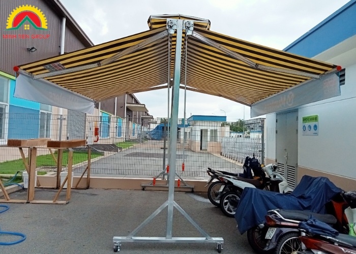 mái che ô tô trước nhà