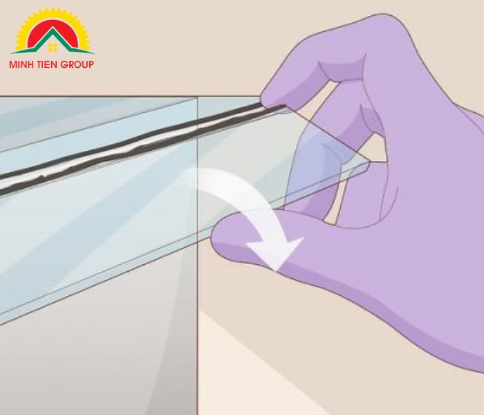 Bước 4: Tách rời tấm nhựa