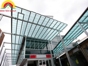 Công trình xây dựng Mái hiên lấy sáng Trung Tâm Thể Thao Q.Tân Phú