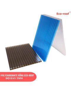 [PHỔ THÔNG] TẤM POLYCARBONATE ECO-ROOF DẠNG RỖNG 5MM