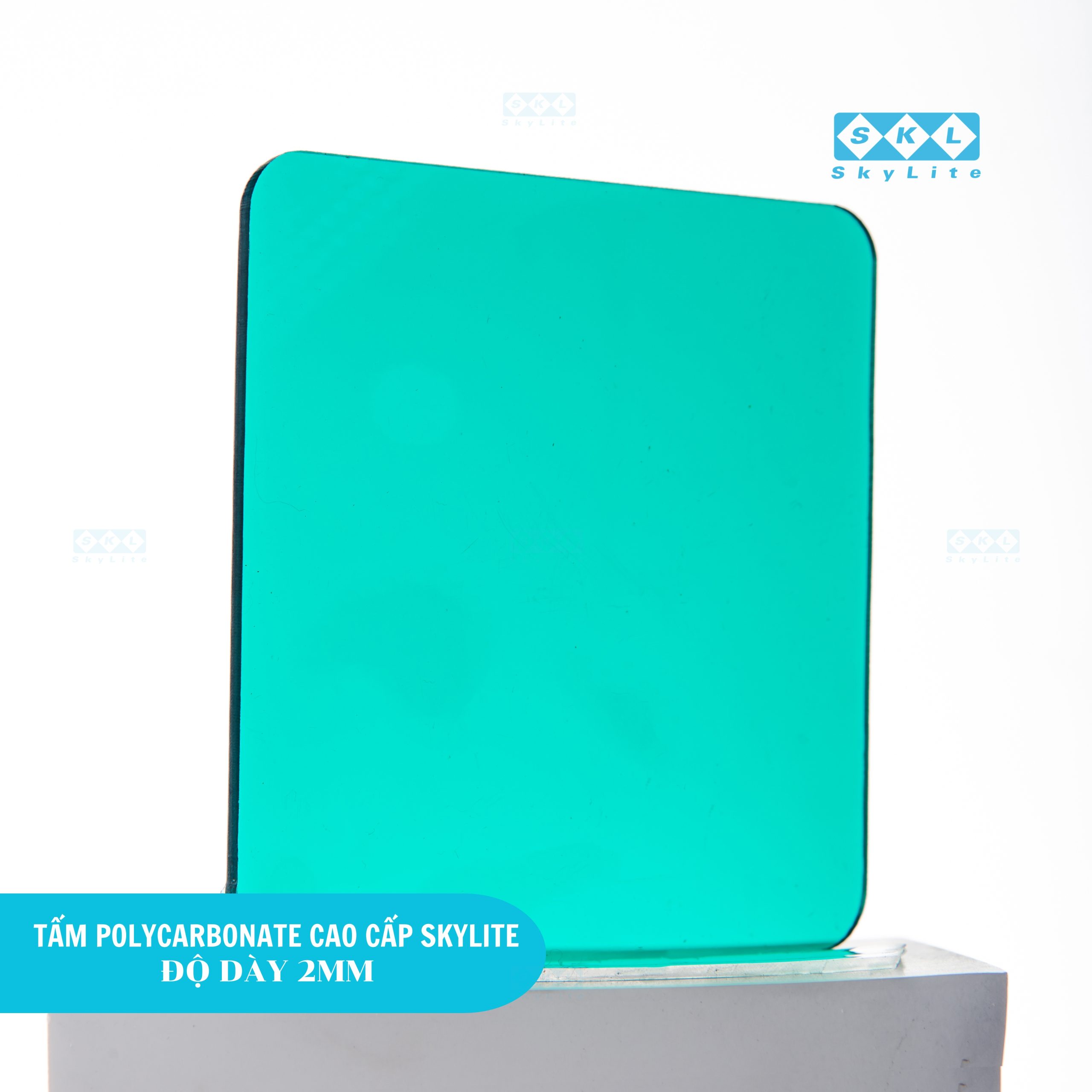 Tấm Polycarbonate đặc ruột 2mm Skylite cao cấp