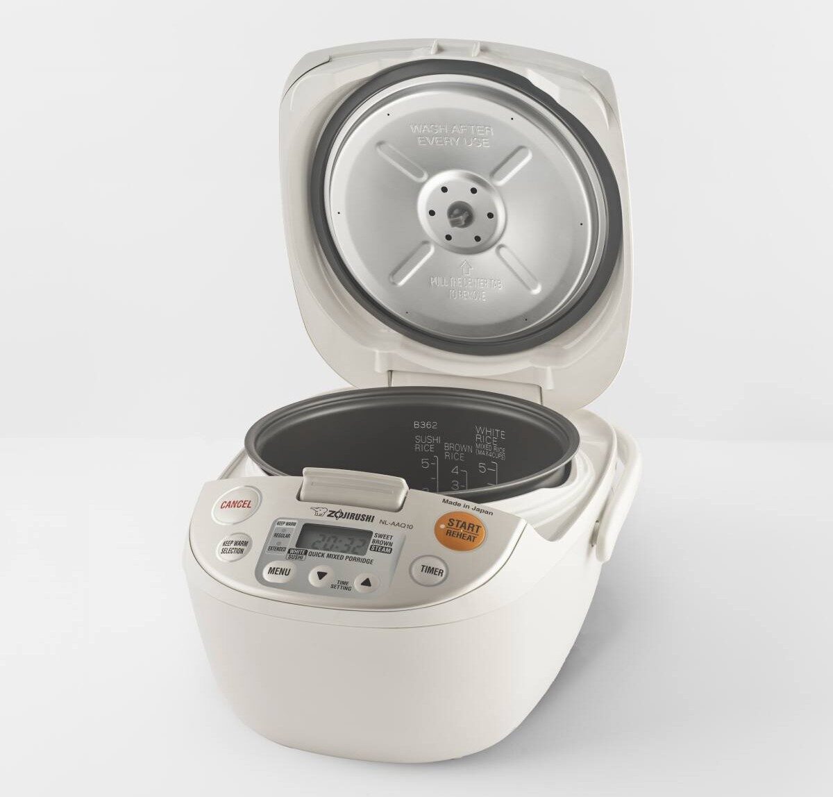 Thành phần và cấu tạo của nồi cơm điện tử Zojirushi NL-AAQ10-CA- 1.0L