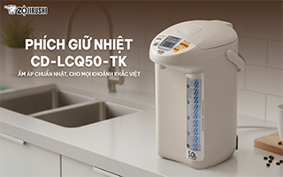 ZOJIRUSHI CD-LCQ50-TK: PHÍCH GIỮ NHIỆT CAO CẤP CHO MỘT NHỊP SỐNG ẤM ÁP