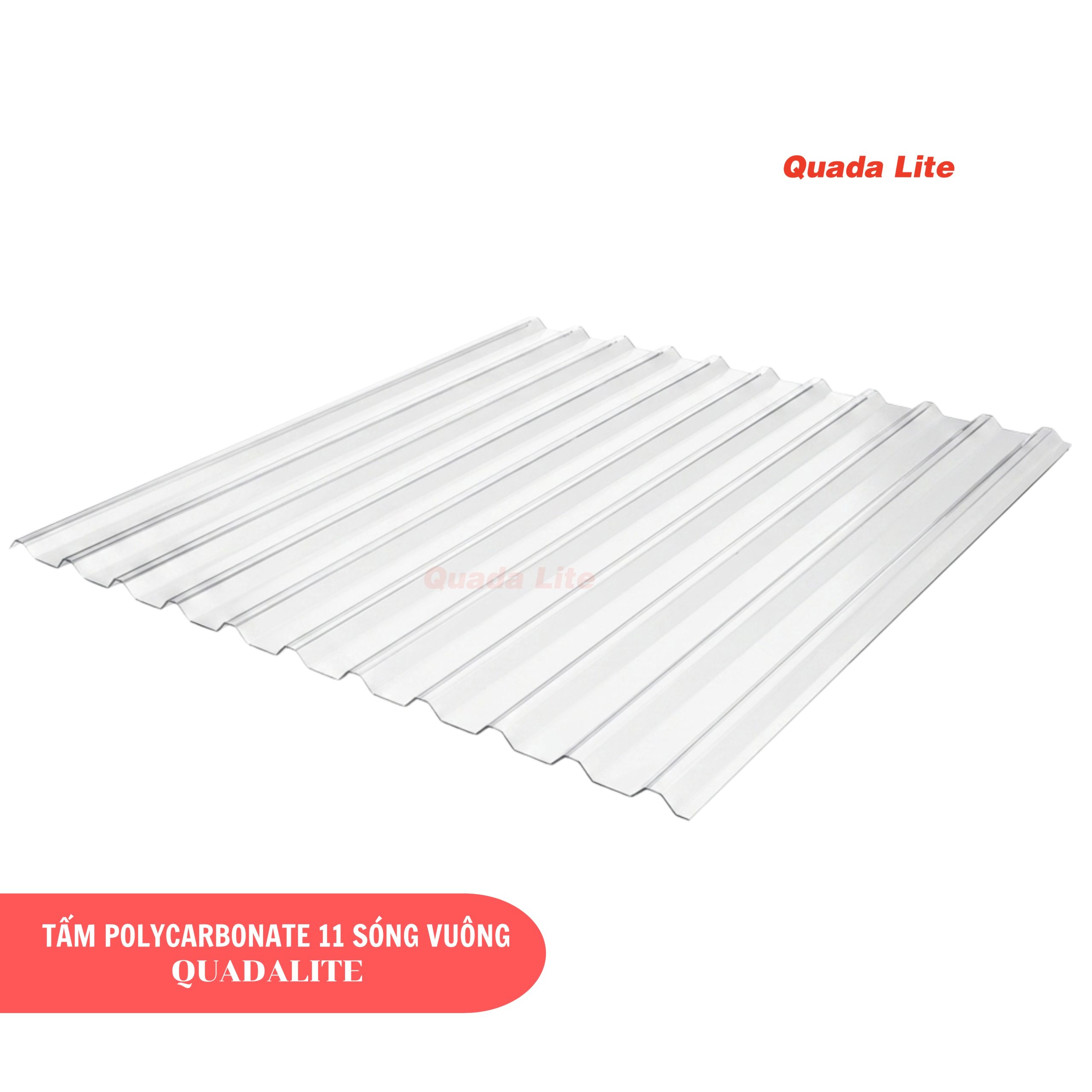[Phổ thông] Tấm Polycarbonate 11 sóng