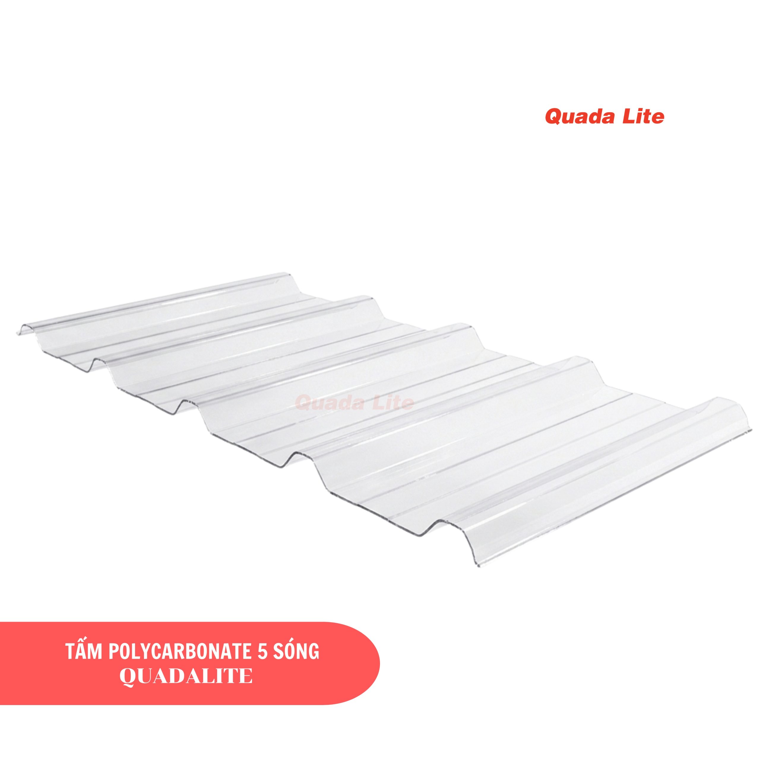 [Phổ thông] Tấm Polycarbonate 5 sóng