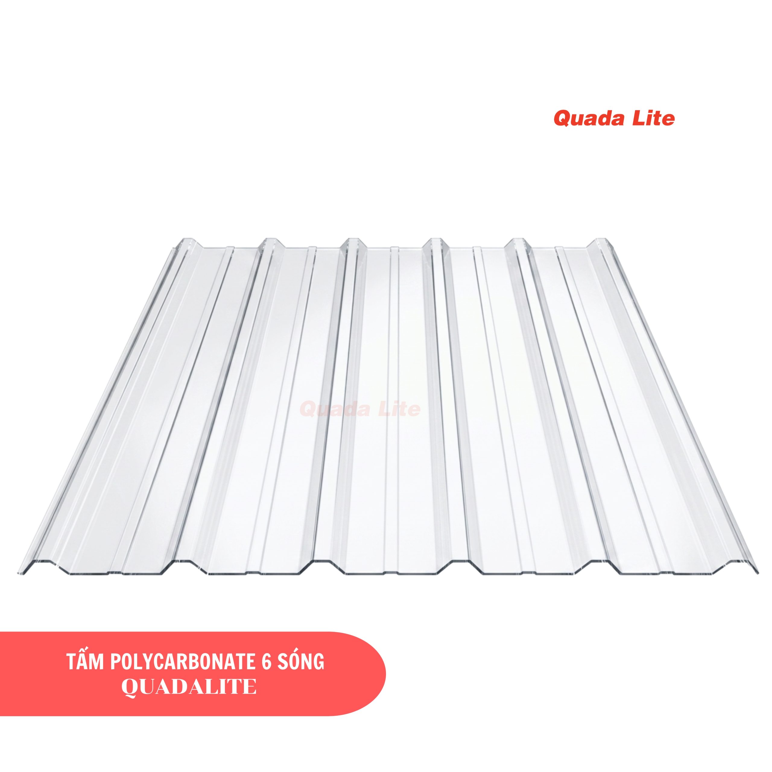 [Phổ thông] Tấm Polycarbonate 6 sóng