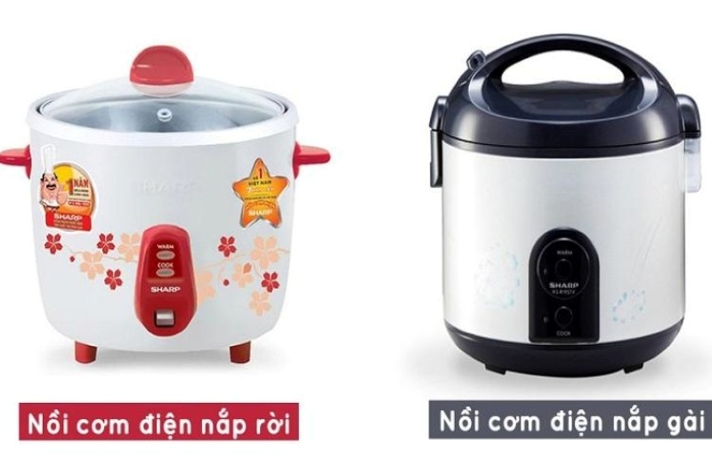 So sánh chi tiết giữa nồi cơm điện nắp rời và nắp gài