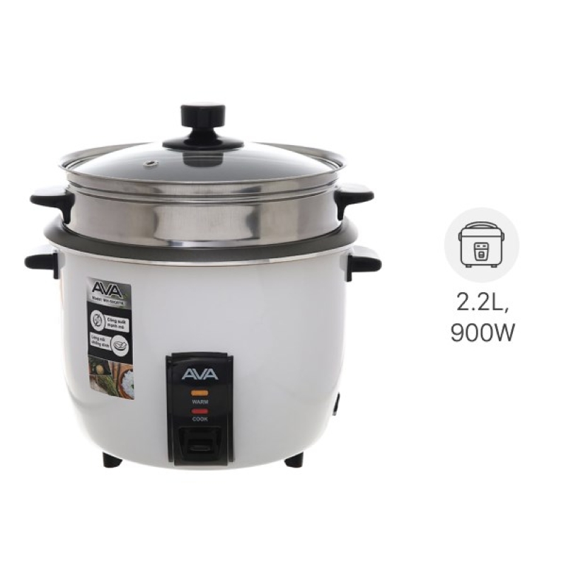 Nồi cơm nắp rời AVA 2.2 lít WH-50G07A dẽ tìm mua tại các chuỗi bán lẻ
