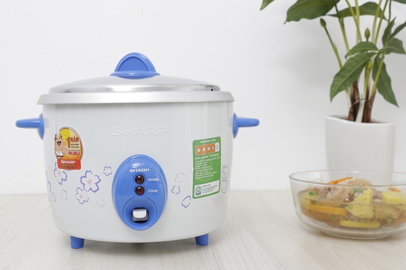 Nồi cơm nắp rời Sharp 1.8 lít KSH-D19V với giá thành hợp lý trong phân khúc