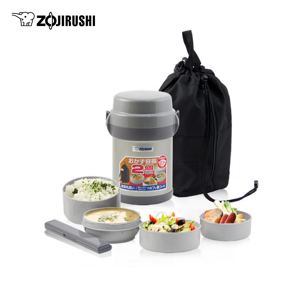 Cách chọn hộp cơm giữ nhiệt Zojirushi tốt nhất 3 Hộp cơm giữ nhiệt Zojirushi SL-JAF14-SA-1.27L phù hợp cho những ai mang nhiều đồ ăn hơn